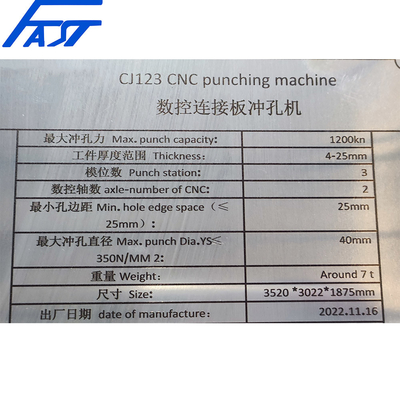 Iron Tower Manufacture CNC Plate Punching Marking Machine High Voltage Tower Plate Punching Machine